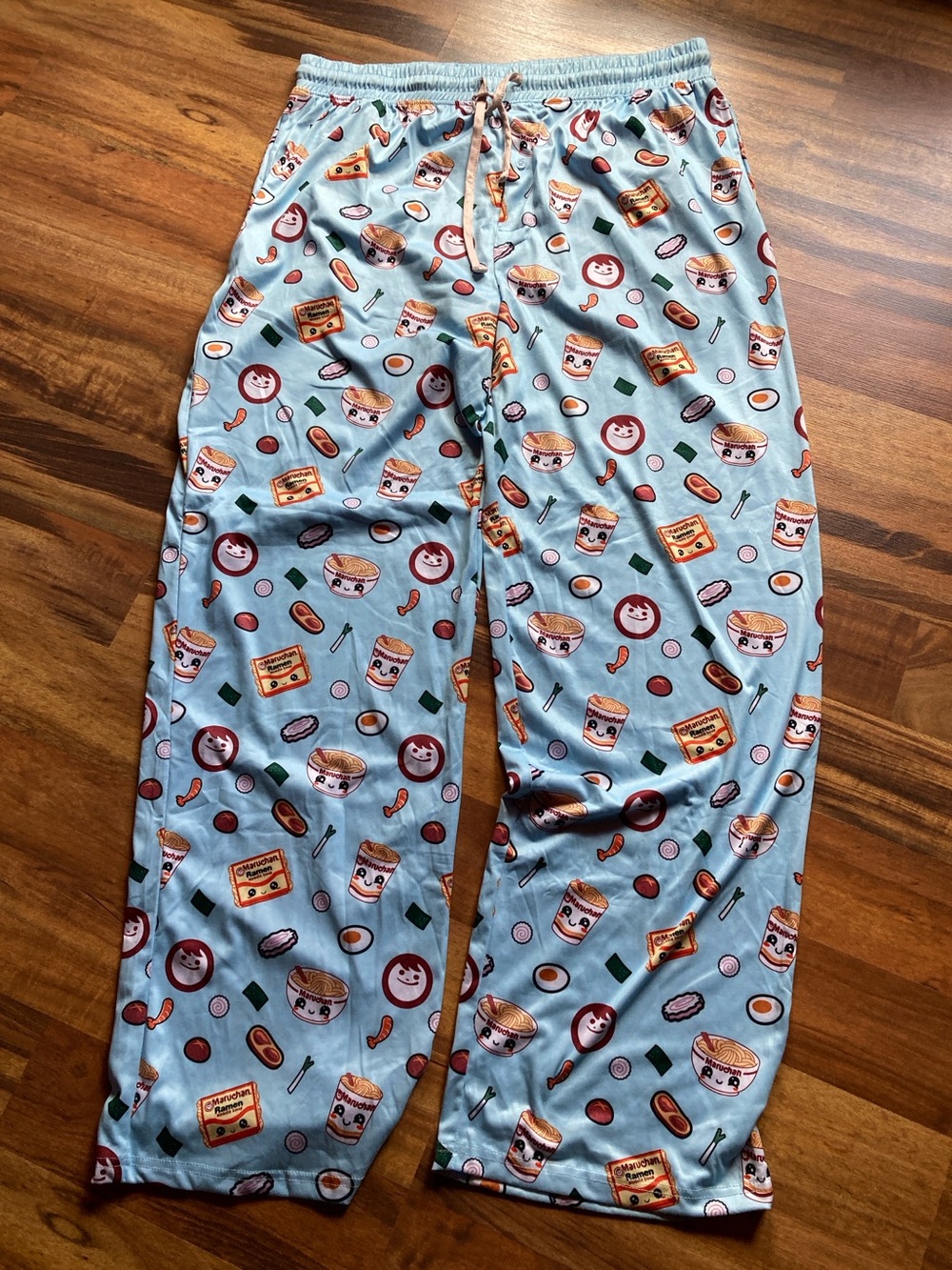 Men’s Maruchan XL pull on novelty print lounge bottoms
